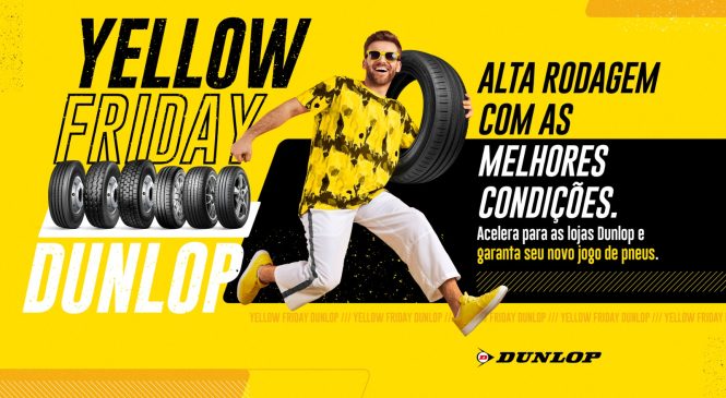 Dunlop Pneus oferece frete grátis na Black Friday 2023