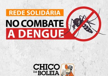 Rede Solidária Chico da Boleia inicia nova fase com campanha de combate à dengue