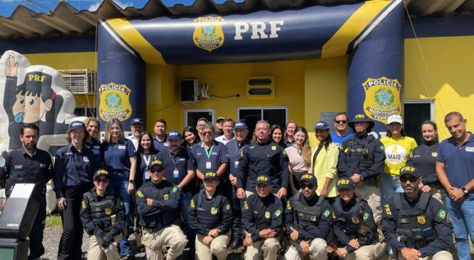 PRF intensifica ações educativas de segurança no trânsito para o Maio Amarelo