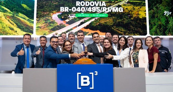 Consórcio Nova Estrada Real vence leilão da BR-040/495/MG/RJ com 14% de desconto na tarifa de pedágio