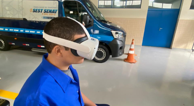 SEST SENAT lança projeto de realidade virtual para prevenção de acidentes
