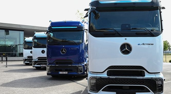 Mercedes-Benz eActros 600 acelera sua presença em frotas de clientes na Europa