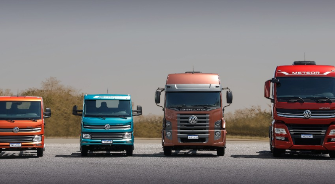 Volkswagen Caminhões e Ônibus oferece um dos catálogos de cores mais amplos do mercado