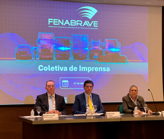 Emplacamentos de veículos no Brasil (1º trimestre de 2026)